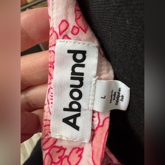 NWT Abound Drop Waist Pink Dandy Scroll Miniskirt ~ Large 🌸 - Picture 8 of 8